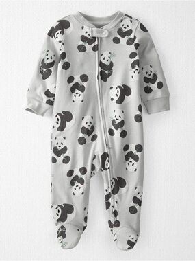 Little planet by carters organic cotton panda footie